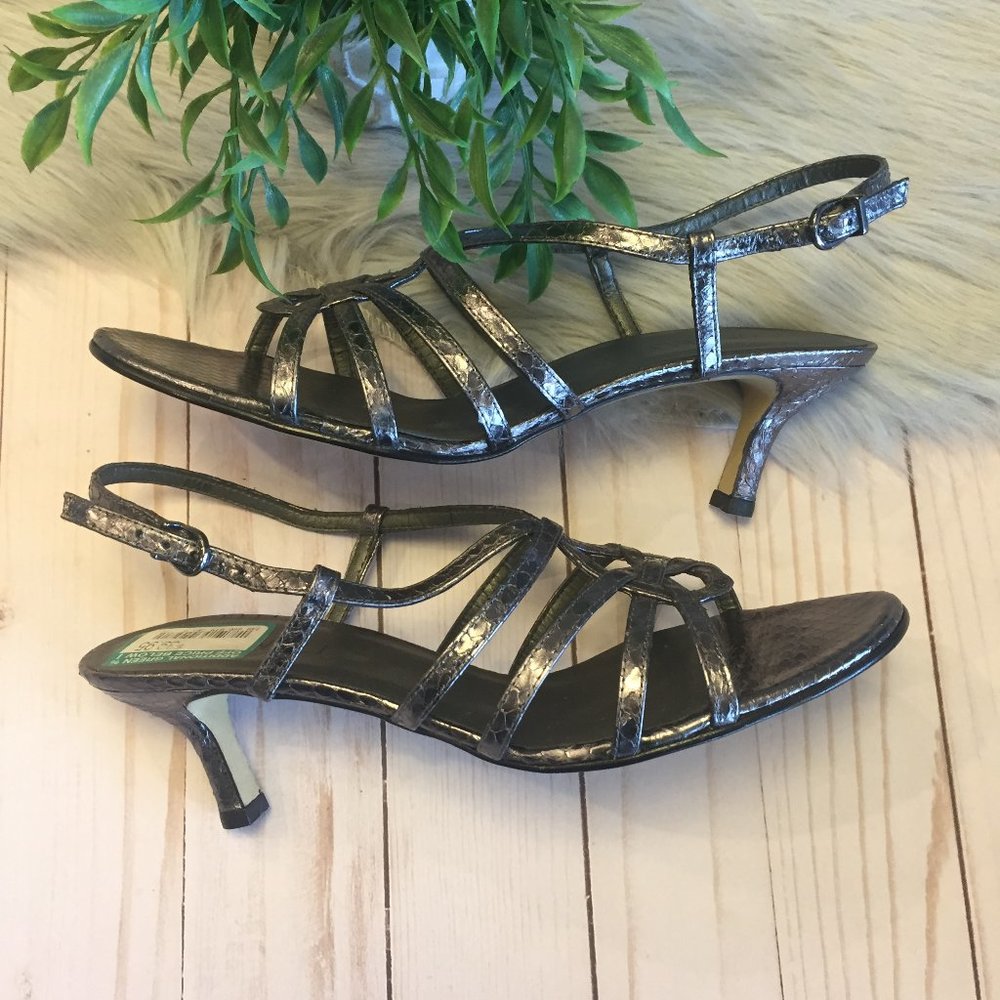 VANELi Modesta Silver Dress Sandals Size 8.5